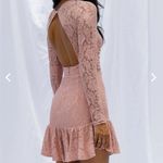 Selfie Leslie  | Hearts Afultter Long Sleeve Dress Photo 4