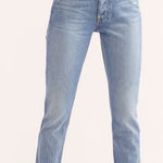 Boyish  Billy High Rise Tapered Leg Denim Jeans Starman Distressed Photo 0