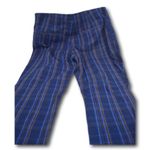 A New Day  Womens Blue Plaid Stretch Cotton Skinny Ankle Pants Side Zip Size: 14 Photo 2