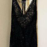 Dreamgirl Scalloped Plunging Stretch Lace Black Chemise Sz Medium Photo 1