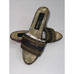 Vibrant Vintage  Happy Go Lightlys On Treadeasy Multicolor Wedge Slip Sandals 6 Photo 13