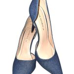Shoe Republic LA  Elegant Navy Blue denim Stiletto Heels Photo 1