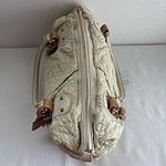 Etro Milano rare Quilted Beige Handbag Leather Trim 1B896 Photo 7