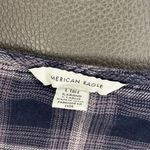 American Eagle  Outfitters Dark Plaid Long Sleeve Dress Photo 7