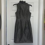 Marc New York  Andrew Marc Metallic Leopard Print Ruffle Cocktail Dress Photo 5