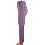 ZARA  Purple Houndstooth Flared Leg High Waist Bell Bottom 70's Trousers Pants XS Photo 1