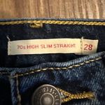 Levi's 70's High Rise Slim Straight Women's Jeans Sz 28" Photo 5