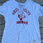 The Original Retro Brand ohio state white short sleeve shirt with ties Photo 0