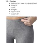 Lululemon  Wunder Under 30” Full Length Leggings Heathered Slate Gray Size 6 Photo 8