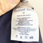 Lands’ End Ruched Swim Skirt Bottom Marine Blue Size‎ 18 Plus Size Curvy Pool Blue Photo 2