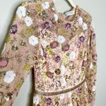 Mac Duggal  5716 Blush Pink Floral Tulle Embellished Cocktail Lenth Dress 6 NEW Photo 4