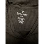 American Eagle  Soft and Sexy Rib Short Sleeve Tee Medium Black Photo 5