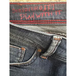 Cross Laura Low Rise Dark Wash Denim Jeans Bootcut Regular Size 26 Y2K Style Blue Photo 2