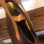 ETRO Milano Red Paisley Vachetta Leather Shoulder Bag Tote Interior Pocket Photo 11