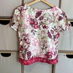Lantana Casuals fruit print linen top White Photo 4