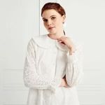 Hill house home The Eyelet Evelyn Dress in White Photo 1