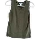 Christopher & Banks Christopher Banks Green Sweater and Tank Top Small Photo 3