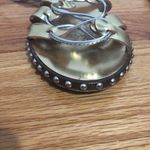 J.Crew  studded metallic‎ gold lace up gladiator sandals women’s size 7 Photo 1