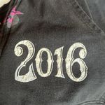 Walt  World Disney Parks Authentic 2016 Black Zip Up Hoodie Size 2XL Photo 4