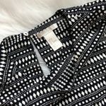 H&M Black & White Long Sleeve Lightweight Dress Photo 4