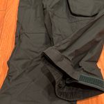 Women's Dark Green Cargo Pants with Chain Black Photo 4