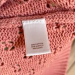 LC Lauren Conrad  Boho, Cottagecore, Coquette Coral Knit Sleeveless Tank Top Photo 3