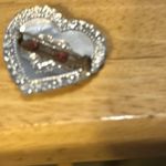 Vintage heart pin. This appears to be very old Photo 3