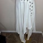 L'Atiste by Amy White One Shoulder Grecian Goddess Asymetrical Dress Size L Size L Photo 3