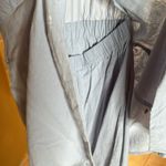 ZARA  Basic Casual 100% Cotton Light Blue Shirt Jumpsuit Romper Size XS Photo 10