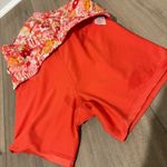 Avia Floral Active Scrunch Smocked Shorts Red Pink size Small Photo 6