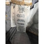 Frame Women's Slim Fit Cotton Denim Skinny Jeans Stretch Dark Blue Size 25 Photo 6