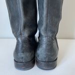 Frye Jamie Ring Tall Distressed Black Leather Riding Boots Size Women's 9 Photo 12