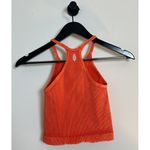 FREE PEOPLE Movement Happiness Runs Long Crop Tank in Orange Size X Photo 5