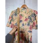 VTG Jane Singer Dress 10 Pink Floral Made in USA NEW Prairie Lace Collar Cottage Photo 8