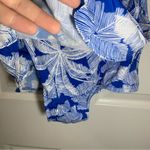 One Piece Penbrooke Blue/White Print V Neck Sleeveless  18 Photo 6