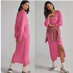 Anthropologie Daily Practice Pink Ribbed Barre Midi V Photo 1