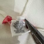 Lux Off White Hoodie Dress or Swim Cover Up Casual Summer Vacation Pool Beach Size L Photo 3