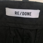 RE/DONE NWT 90s Trouser Shorts in Washed Black Photo 4