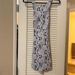 EXPRESS Snakesin print open back dress Photo 1