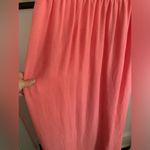 Pink Blush 3/4 Sleeve White Pink Maternity Maxi Dress Sz M Lightweight Easy Wear Photo 6