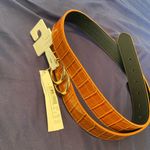 A New Day  brown belt gold detail size large NWT Photo 1
