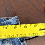 7 For All Mankind Distressed Denim A-Line Skirt Photo 3