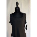 Boho,Chic,Romantic MSK Black And Whites Zebra Print Asymmetrical Hem DressSize L Size L Photo 1