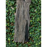 Saylor  Noen Sparkly Silver Midi Dress Size Small Photo 6