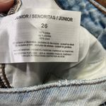 William Rast  Distressed Cutoff Denim Jean‎ Skirt with Zipper Size 26 Photo 7