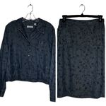 Vintage Valerie Stevens‎ Casual Skirt Set Blue Size M Photo 1