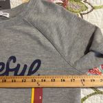 Grayson Threads Grayson/Threads women’s size small Heather grey long sleeve Grateful Sweatshirt Photo 2