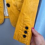 Gap  corduroy Woman’s MUSTARD Y2K LINED 3 buttons  preppy, academia size 1 Photo 4