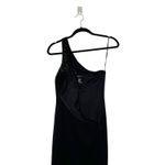 Jay Godfrey NWT  Sacramento One Shoulder Beaded Gown Women's Black Size 2 Photo 2