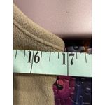 RL Polo Jeans Co Fleece Vest Tan Zip Up Stand Collar Women's Medium Photo 5